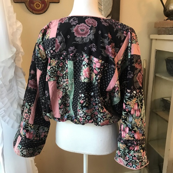 vintage handmade patchwork jacket - Picture 3 of 6